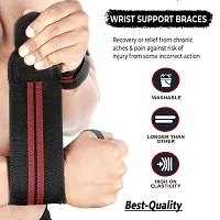 Wrist Band for Men  Women, Wrist Supporter for Gym Wrist Wrap/Straps Gym Accessories for Men for Hand Grip  Wrist Support While Workout  Muscle Relaxation-thumb2