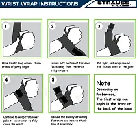 Wrist Brace with Thumb Loop | Wrist Supporter for Gym | Nylon Wrist Wrap Band Strap for Men and Womennbsp;(1 Pair)-thumb3