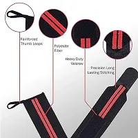 Wrist Support with Thumb Loop Strap for Gym,Workout  Strength Training Exercise/Made of Velcro and Elastic Band for Men  Womennbsp;-thumb2