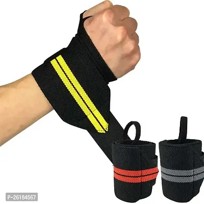 Wrist Support Band with Thumb Loop, Wrist Supporter for Gym, Weightlifting  Workout, Wrist Wrap/Straps for Men  Women-thumb2