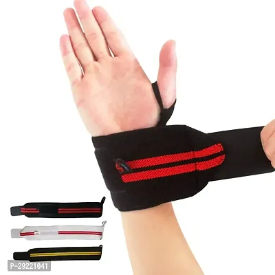 Weight Lifting Wrist Support with Thumb Loop Strap for Gym,Workout  Strength Training Exercise/Made of Velcro and Elastic Band-thumb4