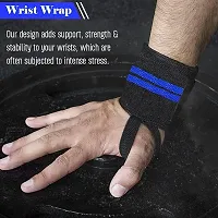 Wrist Wraps| Wrist Supporter for Gym|Wrist Band for Men Gym  Women with Thumb-thumb2