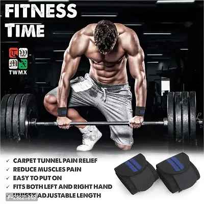 Wrist Wraps| Wrist Supporter for Gym|Wrist Band for Men Gym  Women with Thumb-thumb3