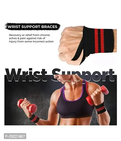 Wrist Wraps| Wrist Supporter for Gym|Wrist Band for Men Gym  Women with Thumb-thumb2