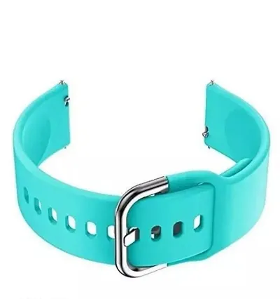 Soft Silicone Metal Lock 23mm Watch Strap