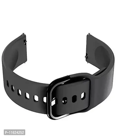 Soft Silicone Metal Lock 23mm Watch Strap-thumb0
