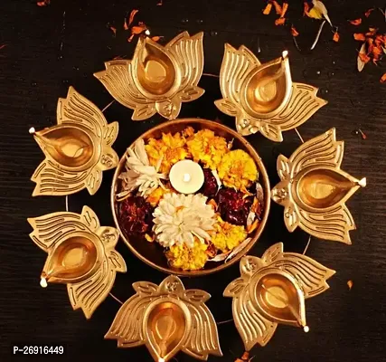 Handcrafted Diya Urli Bowl for Diwali Pack of 7