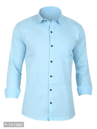 Trendy  Cotton Blend Printed Long Sleeves Casual Shirts For Men