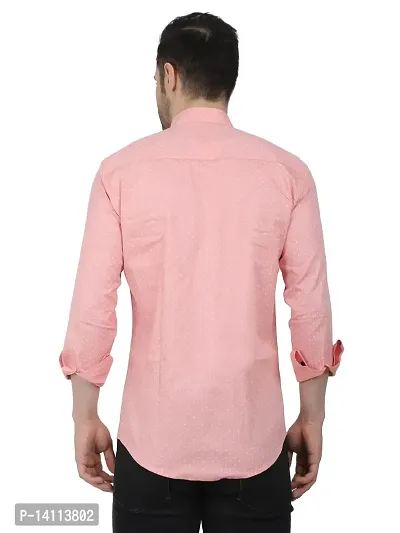 Reliable  Cotton Blend Printed Long Sleeves Casual Shirts For Men-thumb3