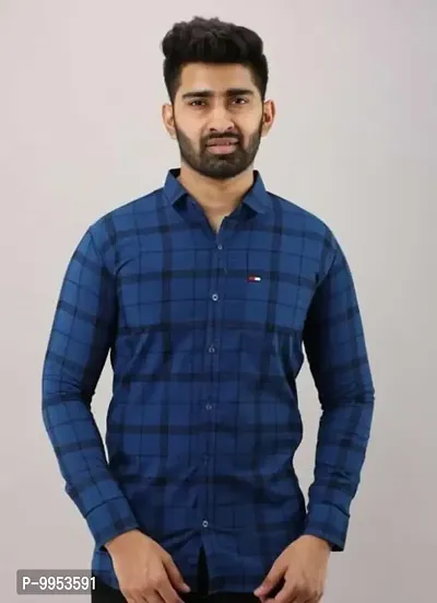 Casual Checked Shirt For Men