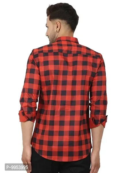 Casual Checked Shirt For Men-thumb2