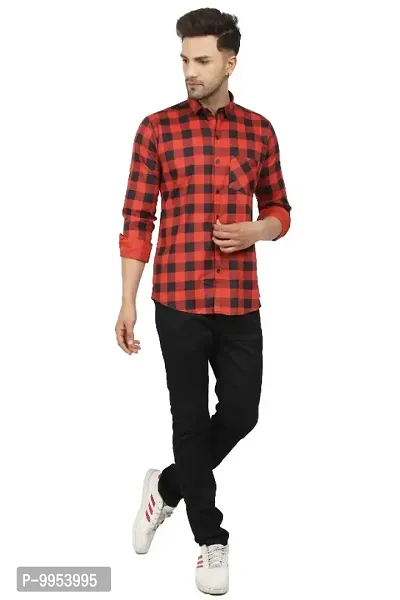 Casual Checked Shirt For Men-thumb5