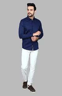 Casual Stylish Solid Cotton Shirt-thumb1