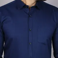 Casual Stylish Solid Cotton Shirt-thumb4