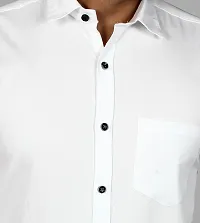 Casual Stylish Solid Cotton Shirt-thumb4