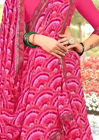 Magenta Zomato Saree with Trending Prints-thumb2