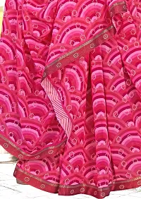 Magenta Zomato Saree with Trending Prints-thumb3