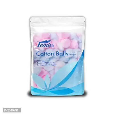 Femiss Beauty Cotton  Balls-100 & 50 Pieces (Pack Of 2)-thumb3