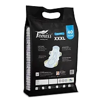Femiss Extra dry feel overnight sanitary pads | XXXL | Pack of 40| + 10 Pcs Pantyliner Free-thumb2