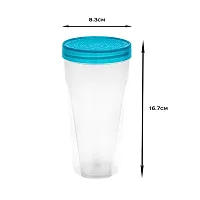 2Mech Containers for Food with Twist Top Lids kitchen accessories items kitchen storage containers set 6 ,Blue-thumb3