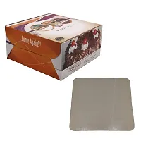 Aumni Crafts Cake Packing Paper Box Random Print Design with Cardboard Square Stand Base Boards-thumb2