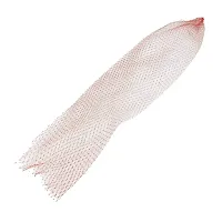 Aumni Crafts Packing Net Poly Mesh Pouches (Pack of 100) Expandable Size 42x15 CM Orange For Fruits Vegetables Toys Seafood Multipurpose (M1)-thumb3