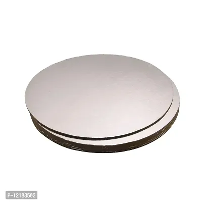 Aumni Crafts Fresh Cream Cake Board Stand Bases (Pack of 3) for 4 and 5 KG Cakes Round 15 Inch