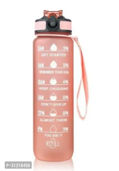 Stylish Plastic Motivational Theme Sipper Water Bottle-thumb0