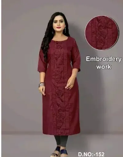 Stylish Rayon Embroidery Anarkali Kurta