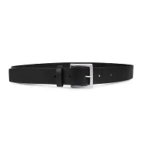 TRYSCO? Casual Genuine Leather WRINKLED Belt for MEN / BOYS (SIZE- L / Waist Size - 38""-40"")COLOUR -BLACK-thumb2