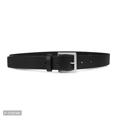 TRYSCO? Casual Genuine Leather WRINKLED Belt for MEN / BOYS (SIZE- L / Waist Size - 38""-40"")COLOUR -BLACK-thumb3