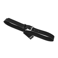 TRYSCO? Casual Genuine Leather WRINKLED Belt for MEN / BOYS (SIZE- L / Waist Size - 38""-40"")COLOUR -BLACK-thumb1