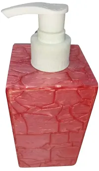 SINTAGE Shampoo Dispenser 250ml Acrylic Pink Dispenser for Soap Conditioner Lotion Liquid Unbreakable Soap Dispenser Sanitizer Shower Gel Liquid Shampoo Pump Dispenser- Pink, 250Ml-thumb2