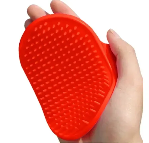 Best Selling Bathing and Grooming Hand Brush with Rubber Bristles for Dogs and Cats