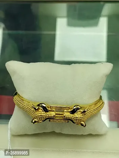 Elegant Golden Brass Kadas For Men