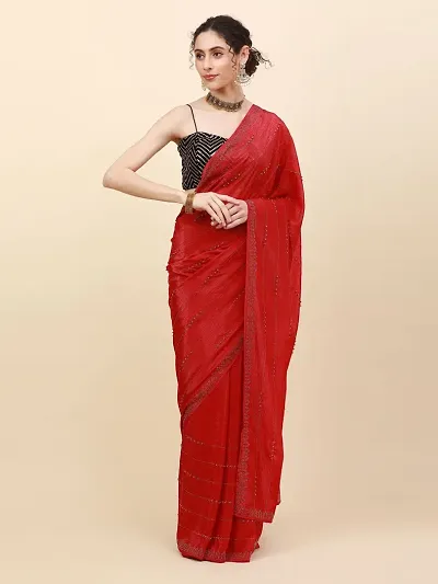 Stylish Fancy Designer Silk Saree With Blouse Piece For Women