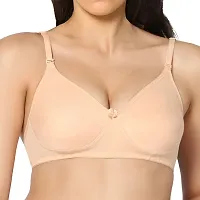 EDEN Lingerie Womens Lightly Padded Full-Coverage T-Shirt Bra - Skin, |EDEN01_Skin| Pack of 1-thumb3