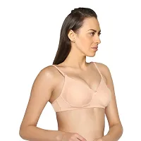 EDEN Lingerie Womens Non Padded Full-Coverage T-Shirt Bra - SKIN, |EDEN03_SKIN| Pack of 1-thumb1