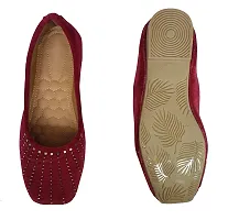 Atulit Bellies/Bellerinas for Women and Girls Stylish. (Maroon, Numeric_9)-thumb3
