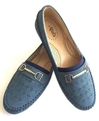 Atulit Casual Stylish/Formal Bellies/Loafers/Shoes for Girls/Women (Blue, Numeric_7)-thumb1