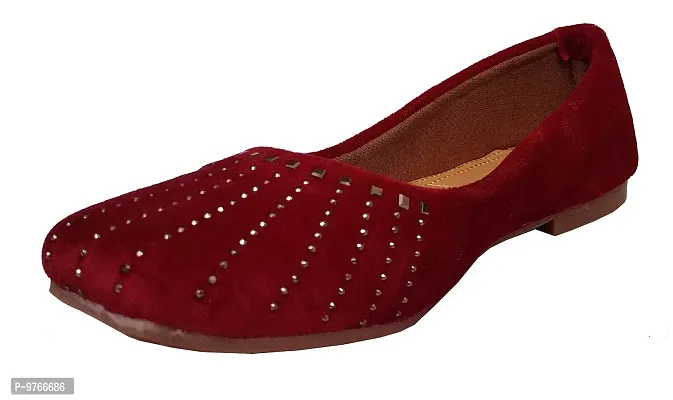 Atulit Bellies/Bellerinas for Women and Girls Stylish. (Maroon, Numeric_9)-thumb2