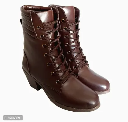 Atulit Stylish & Fashionable Long Boot's for Women | Stylish Boots for Girls Brown-thumb5