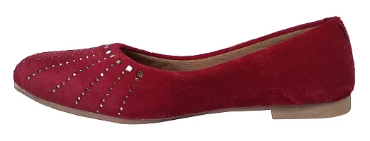 Atulit Bellies/Bellerinas for Women and Girls Stylish. (Maroon, Numeric_9)-thumb2