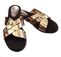 Atulit Stylish and Comfortable Sandals or Flats for Girls and Women (Copper, Numeric_6)-thumb3