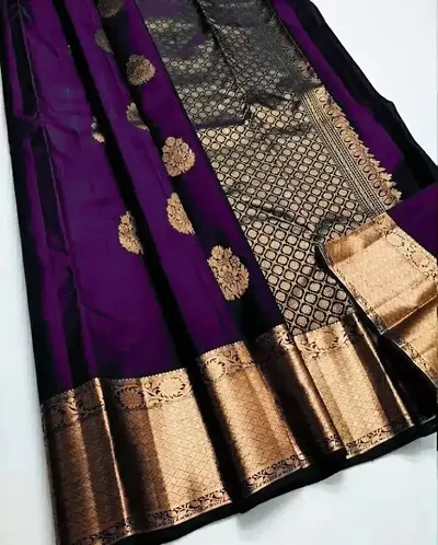 Elegant Art Silk Saree with Blouse piece