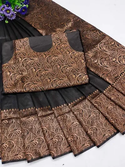 Must Have Cotton Silk Saree with Blouse piece 