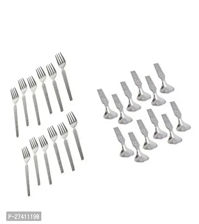 Premium Heavy Quality Stainless Steel Forks and Spoon 24 pieces