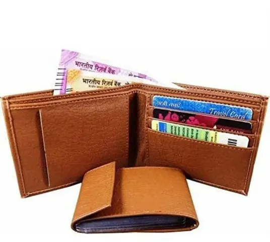 Stylish Artificial Leather Solid Wallets For Men