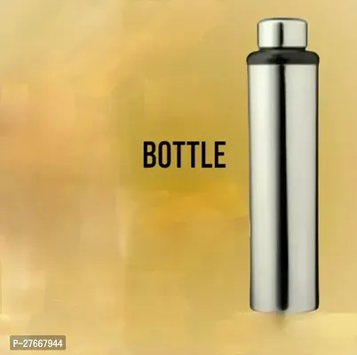 Classy Solid Stainless Steel Water Bottle, 1000ml