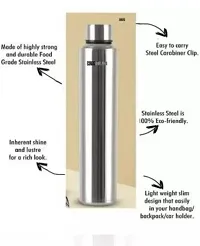 Stainless Steel Leak Proof Water Bottle 1000ml Pack of 2-thumb2